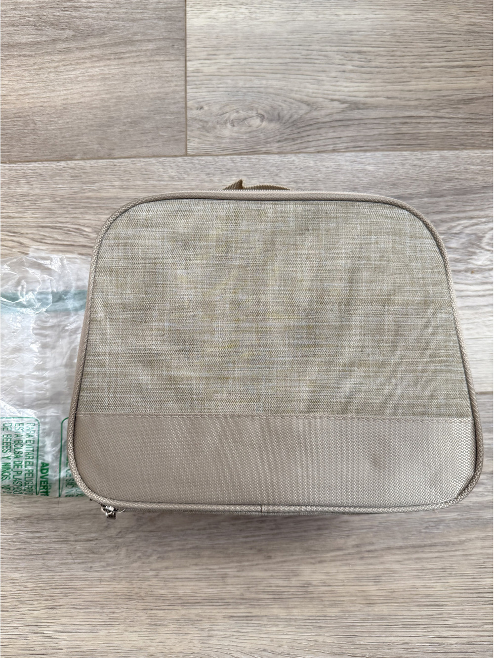 NEW! Insulated Beige Lunch Bag Cooler with Handle